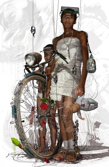 La vénus au lotus - 200x130 Fernand d'Onofrio - La vénus au lotus