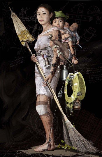 Marianne et la corne d'abondance - 200 X 130 Fernand d'Onofrio - Marianne et La corne d'abondance